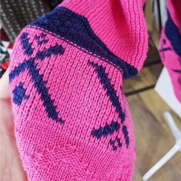 Vintage Gitano Tribal Abstract Knit Sweater - Picture 6 of 7